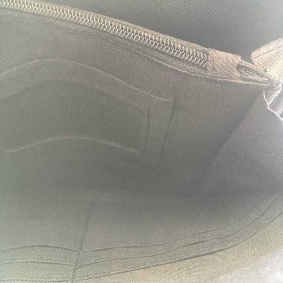 VINTAGE Black Leather Cross Body Purse - Picture 10 of 14